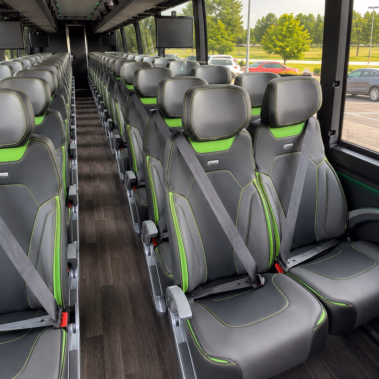 victorville charter bus services interior
