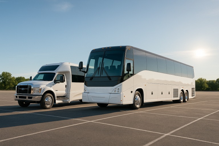 Charter Bus in Victorville